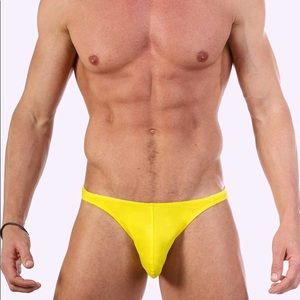 Men’s JJ Malibu Happy (Yellow) Thong